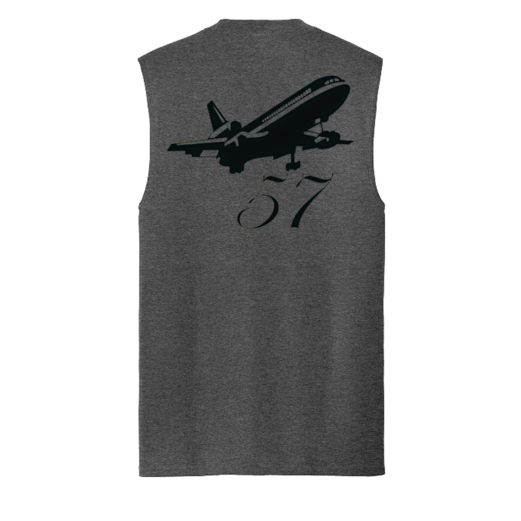 Dark Heather Grey - PC54SL - BACK