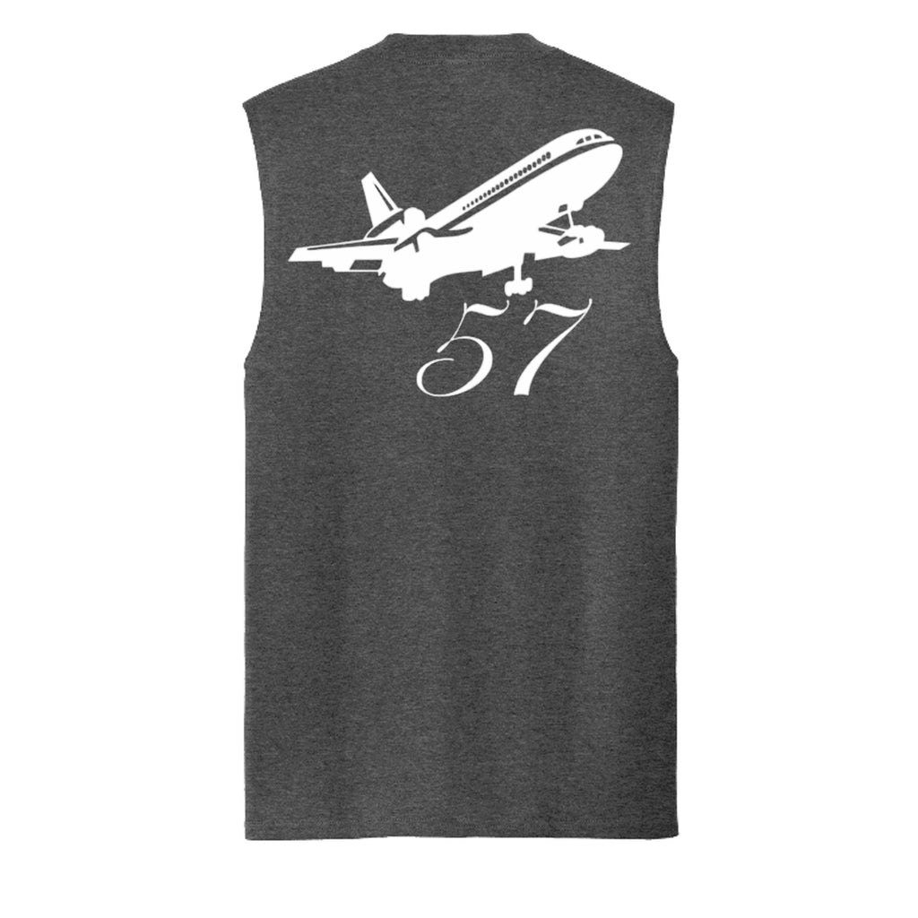 Dark Heather Grey - PC54SL - BACK