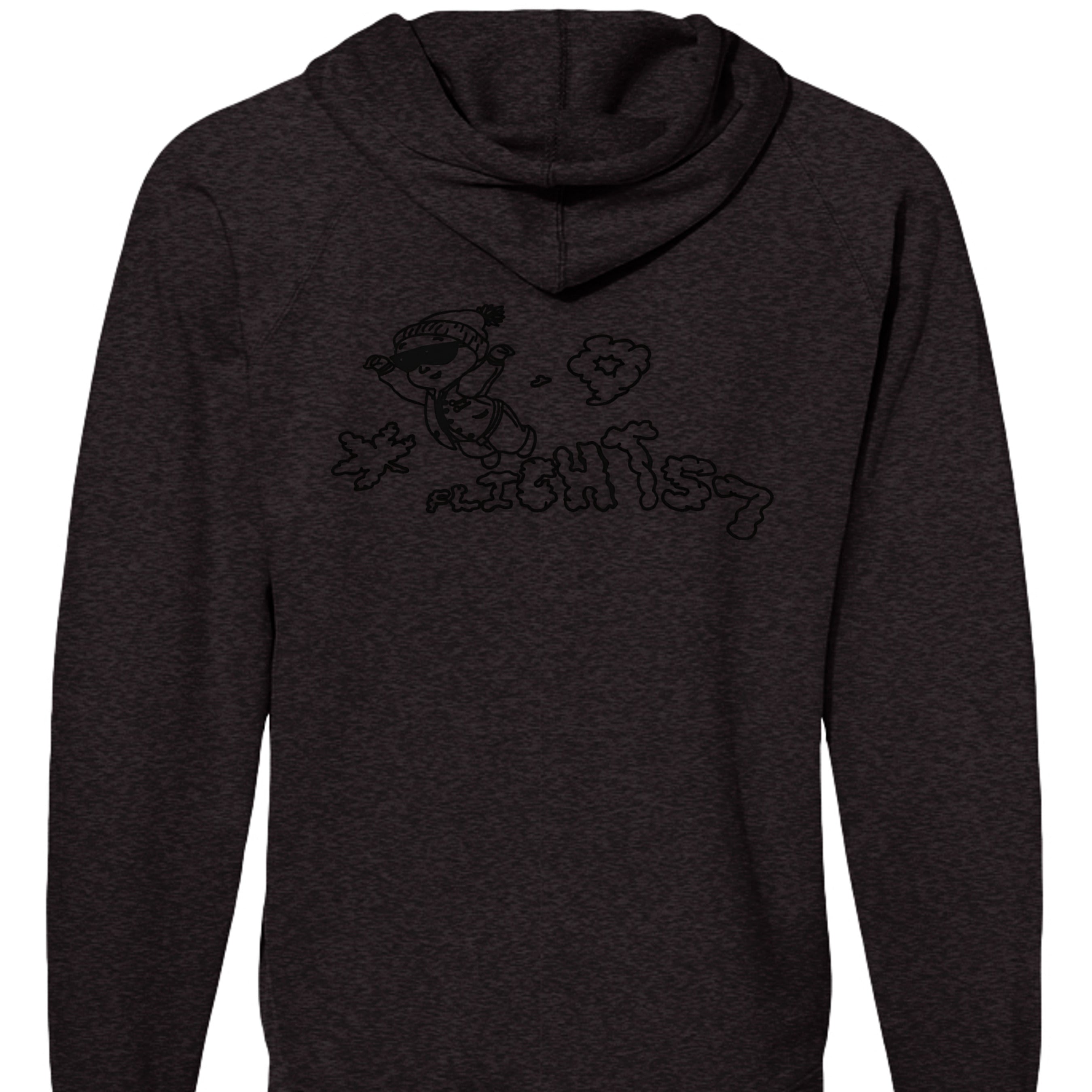 Charcoal Heather - SS1000Z - BACK